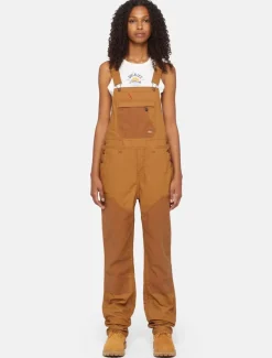 Women Dickies Work Dungarees & Coveralls*Coated Canvas Double Front Bib