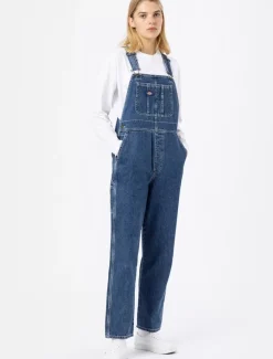 Women Dickies Bib Overalls|Denim*Denim Classic Bib
