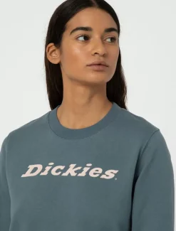 Women Dickies Work Sweatshirts & Hoodies*Heavyweight Wordmark Crew Neck Fleece