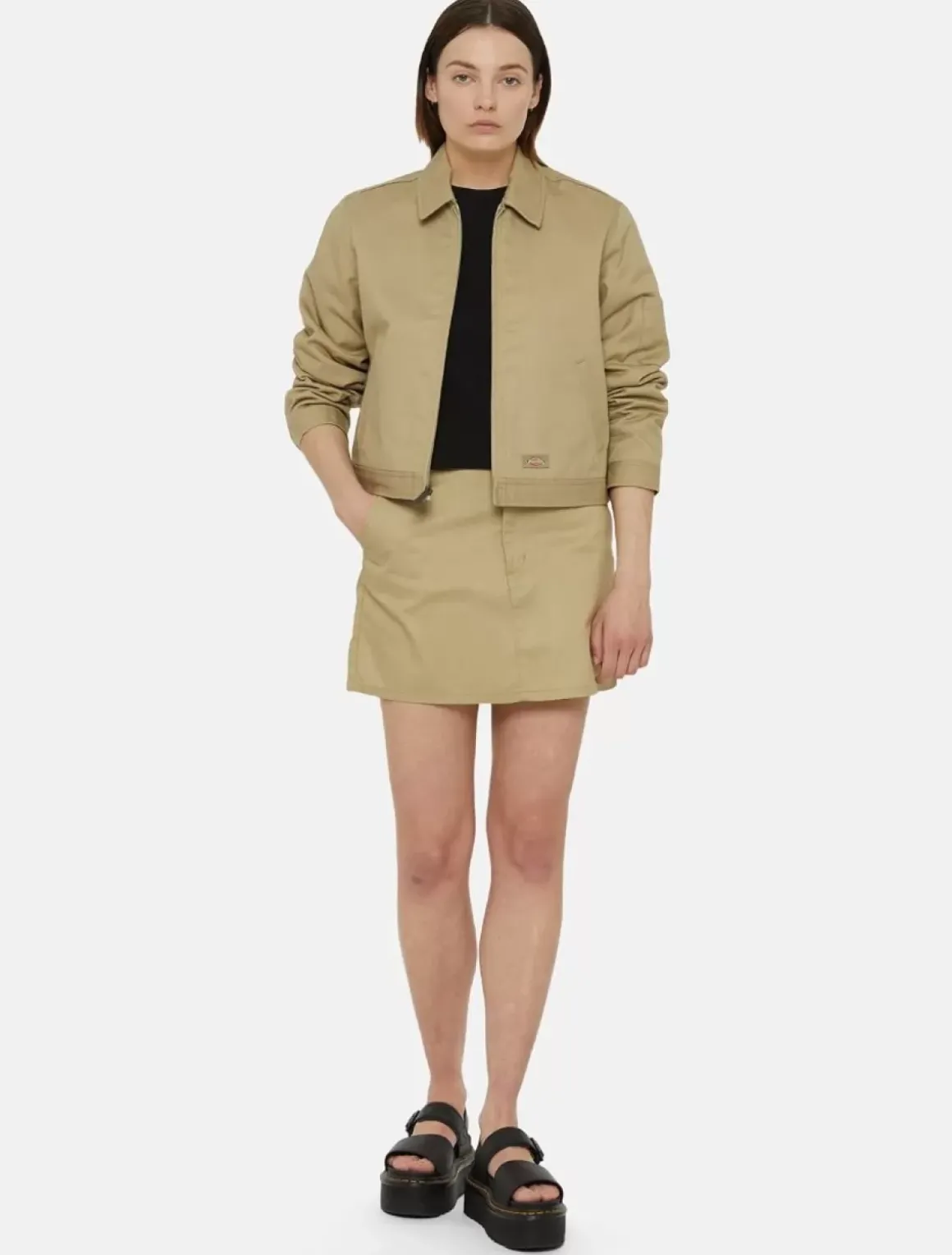 Women Dickies Eisenhower Jackets|Jackets & Puffers*Lined Eisenhower Cropped Jacket