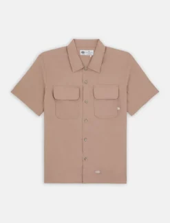 Dickies Collabs & Collections|Shirts*Linen Short Sleeve Work Shirt