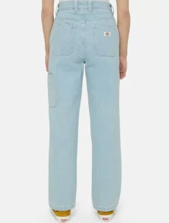Women Dickies Denim|Trousers*Madison Double Knee Denim Trousers