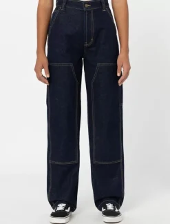 Women Dickies Denim|Trousers*Madison Double Knee Denim Trousers