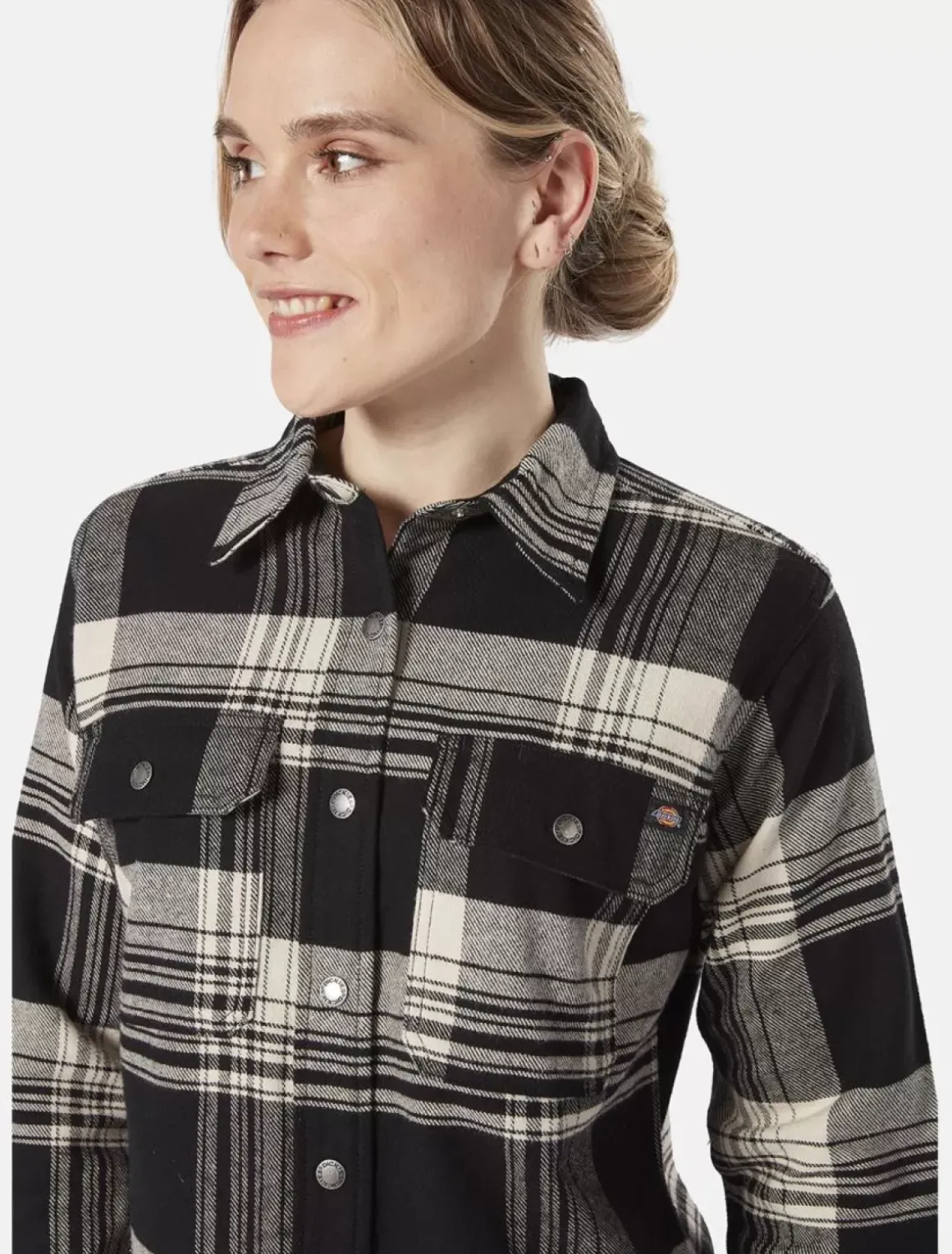 Women Dickies Work Shirts*Renegade Flannel Shirt